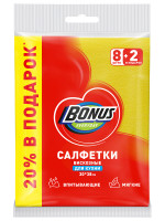 Салфетки вискозные 8+2шт