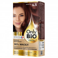 Only Bio Color Стойкая крем-краска, тон 4.5 Махагон