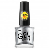 Лак для ногтей Gel Effect, тон 082 насыщенный серебряный