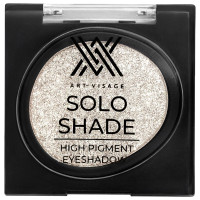Высокопигментированные Тени для век Solo Shade, тон 52 холодное золото